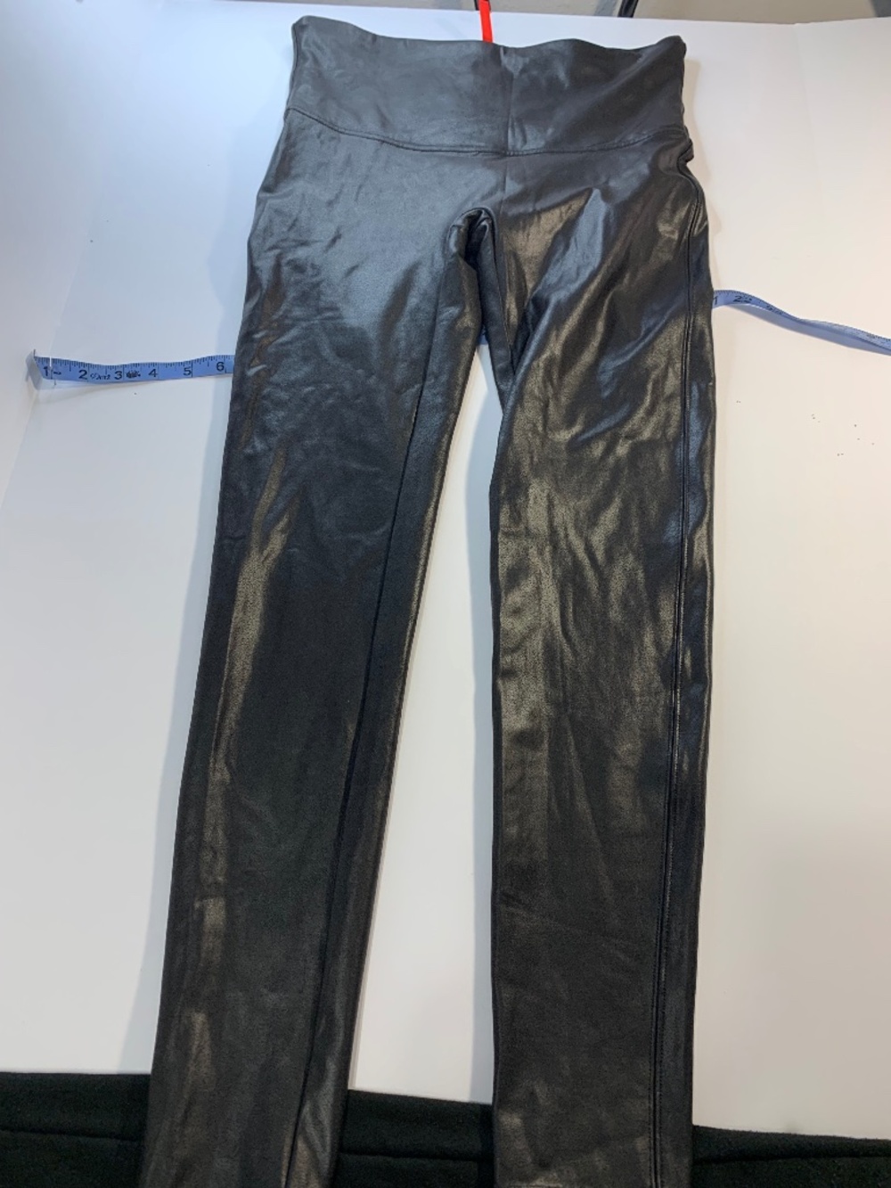 Spanx Faux Leather Leggings Black Size xl